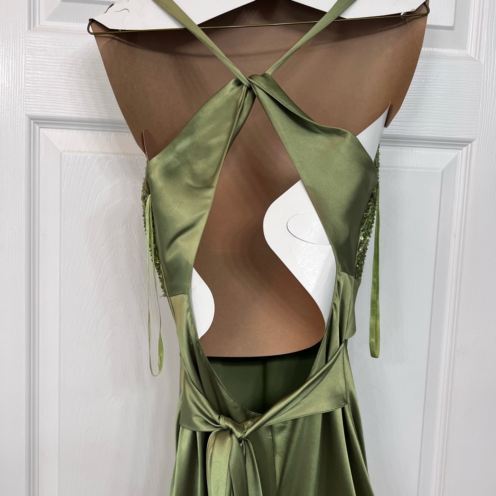 Cache Green Floor Length Gown - image 3